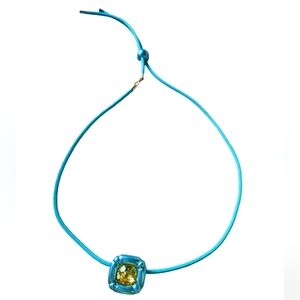 Swarovski Dulcis necklace in blue and yellow